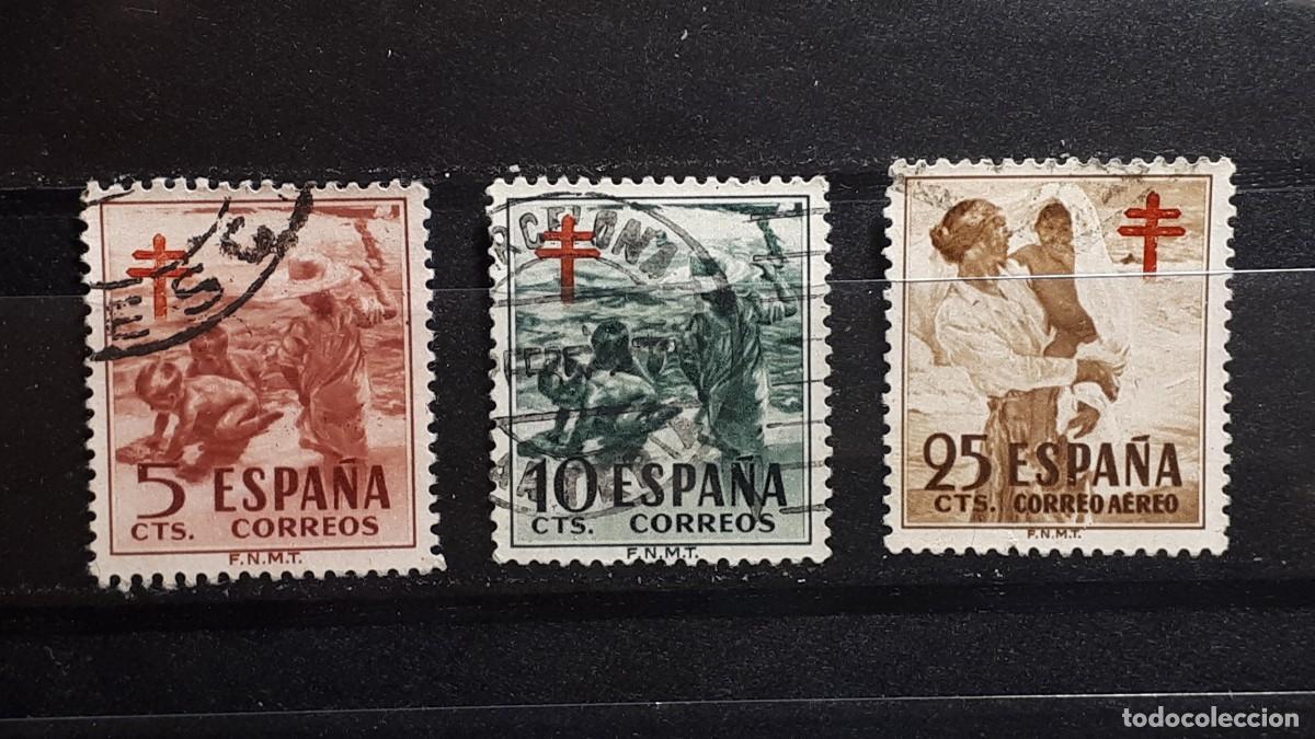 Sellos: ESPA&Ntilde;A . A&ntilde;o 1951.&deg;. Edifil 1193/5 - Foto 1