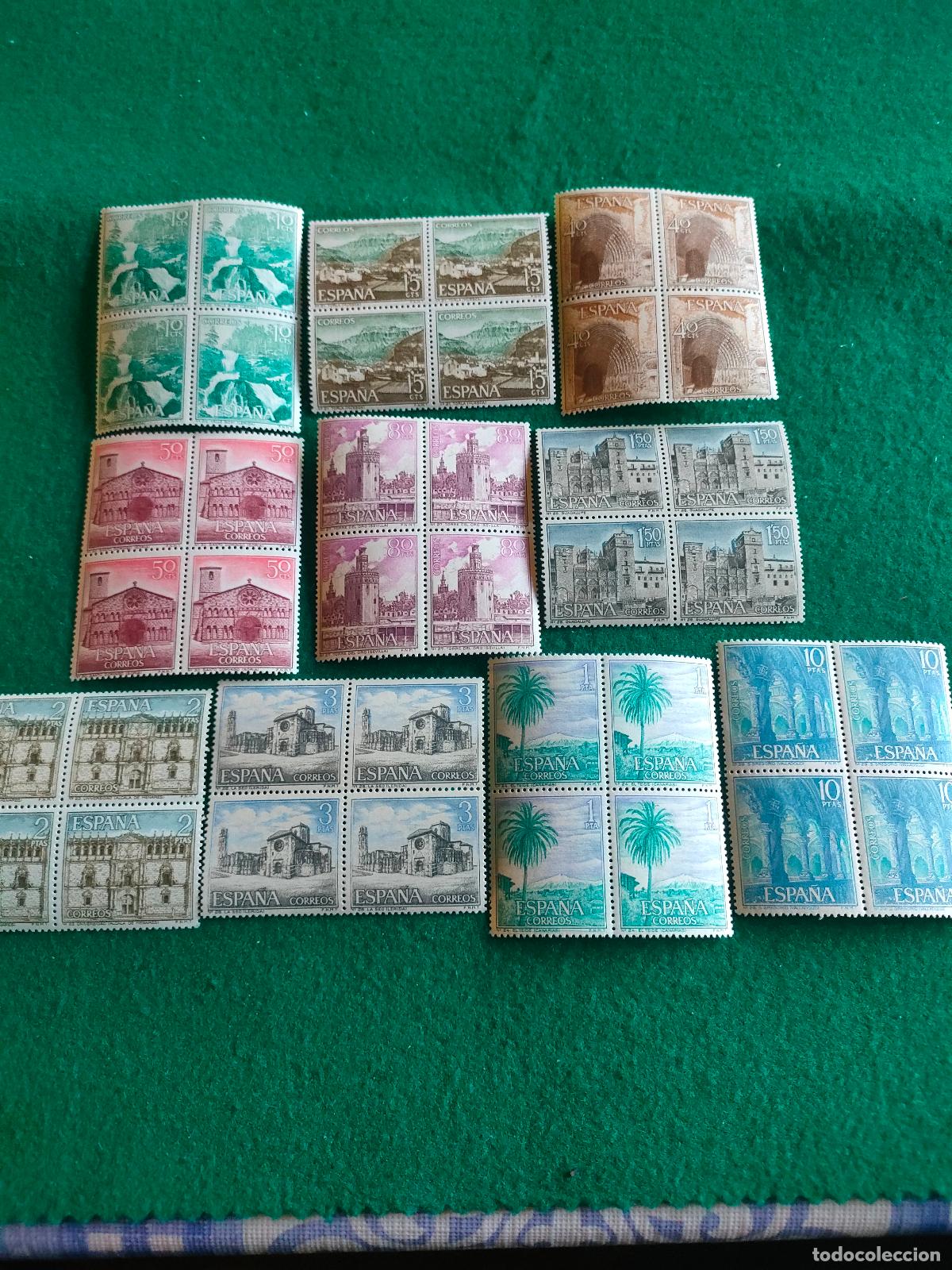 Sellos: EDIFIL 1726-35 NUEVOS EN BLOQUE DE 4 - Foto 1