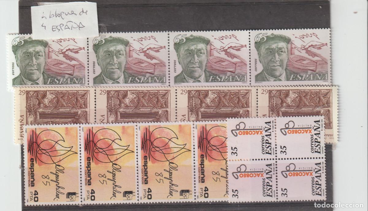 Sellos: ESPA&Ntilde;A 4 BLOQUES DE 4 NUEVOS - Foto 1
