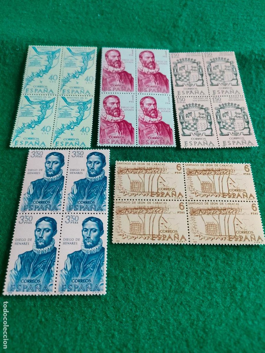 Sellos: EDIFIL 1889-93 NUEVOS EN BLOQUE DE 4 - Foto 1