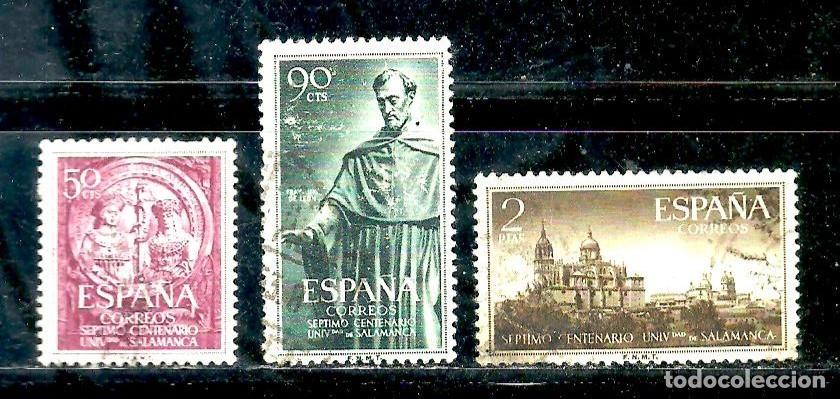 Sellos: Espa&ntilde;a 1126 al 1128 usado - Foto 1