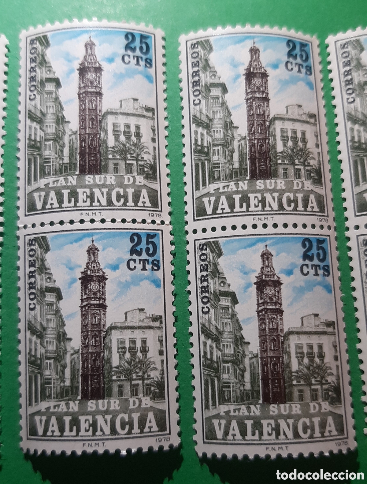 Sellos: LOTE DE SELLOS EN BLOQUE DE 2 PLAN SUR DE VALENCIA EN NUEVO - Foto 3