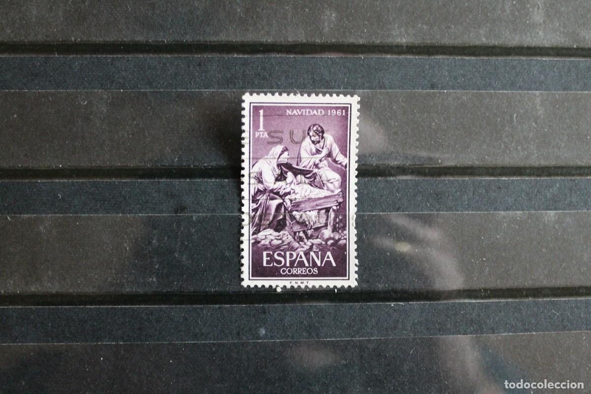 Sellos: EDIFIL 1400 SELLO USADO A&Ntilde;O 1961 - Foto 1