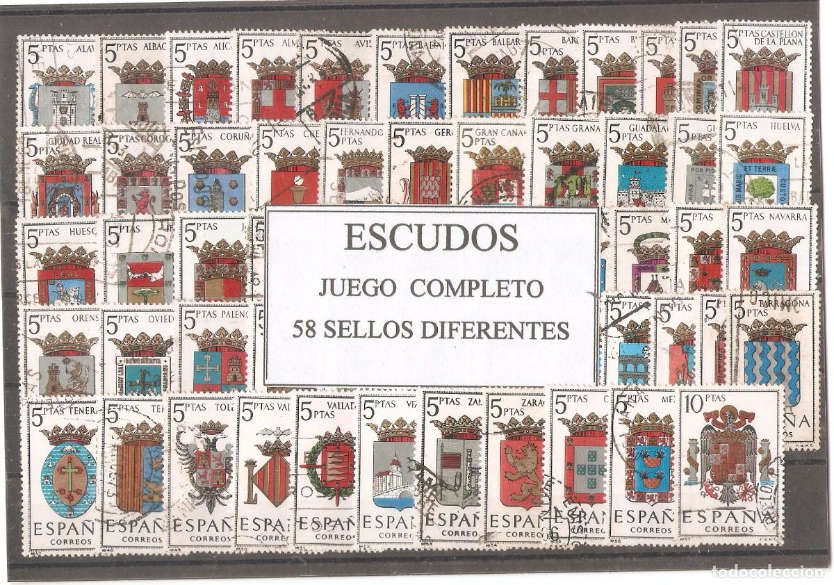 Sellos: Escudos coleccion completa - Foto 1