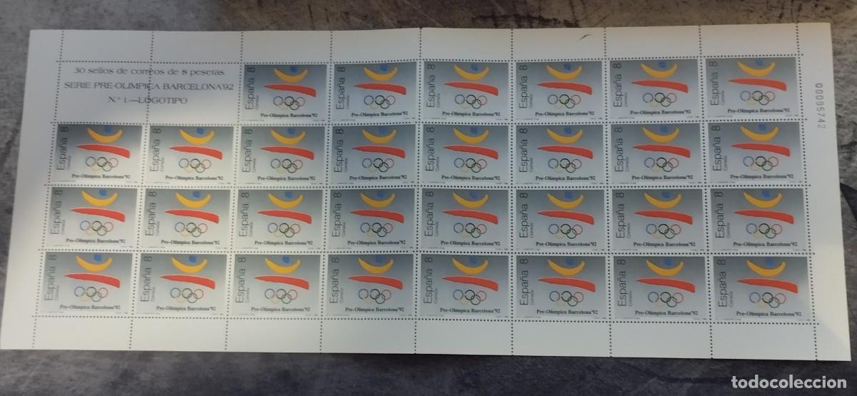 Sellos: SELLOS DE ESPA&Ntilde;A PLIEGOS BARCELONA92. MNH. - Foto 1