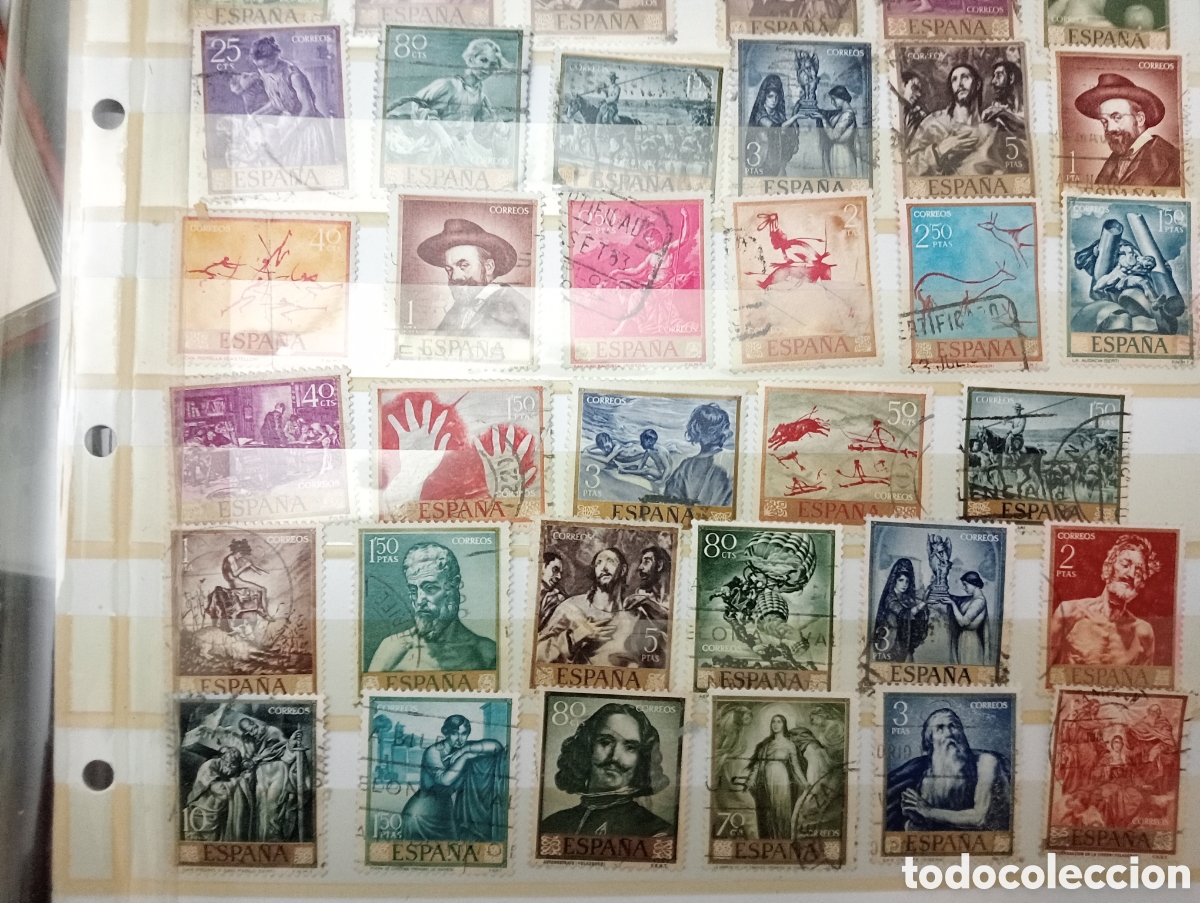 Sellos: Lote sellos pintura de los 60 - Foto 3