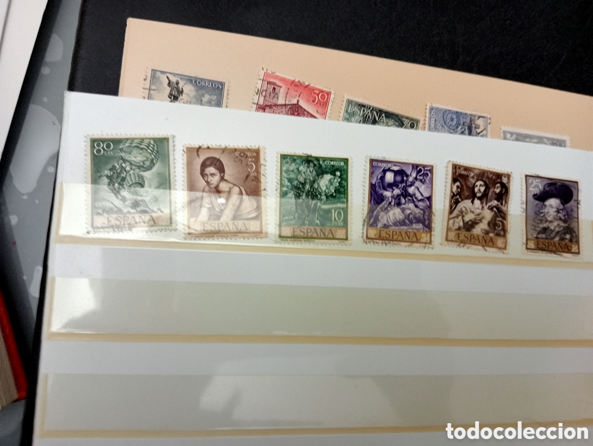 Sellos: Lote sellos pintura de los 60 - Foto 4