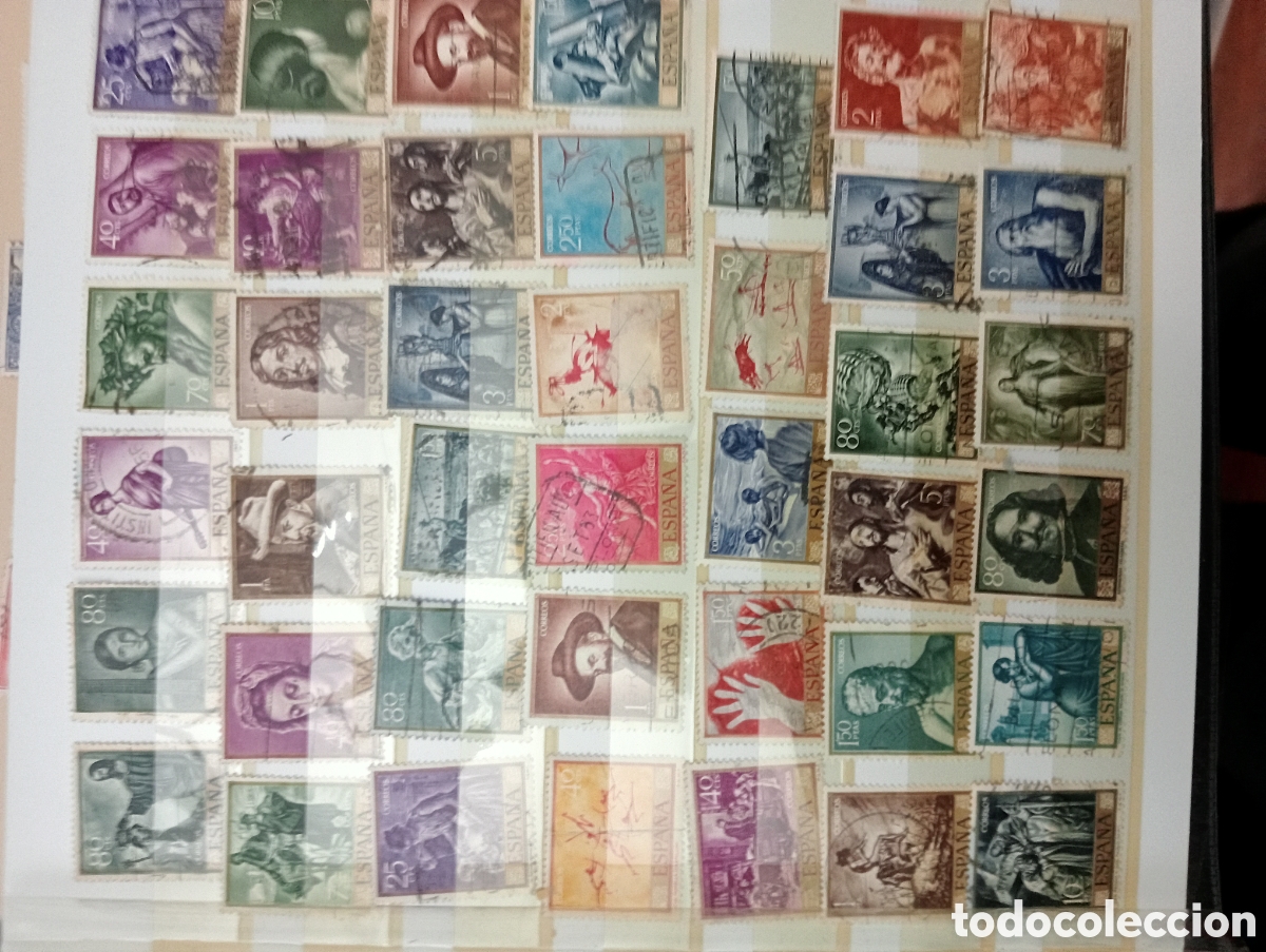 Sellos: Lote sellos pintura de los 60 - Foto 1