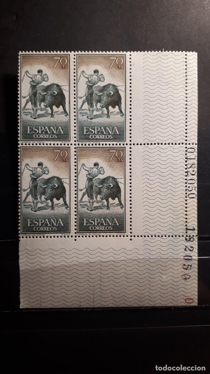 Sellos: ESPA&Ntilde;A A&ntilde;o 1960 * * EDIFIL. - 1259. BLOQUE DE 4. - Foto 1