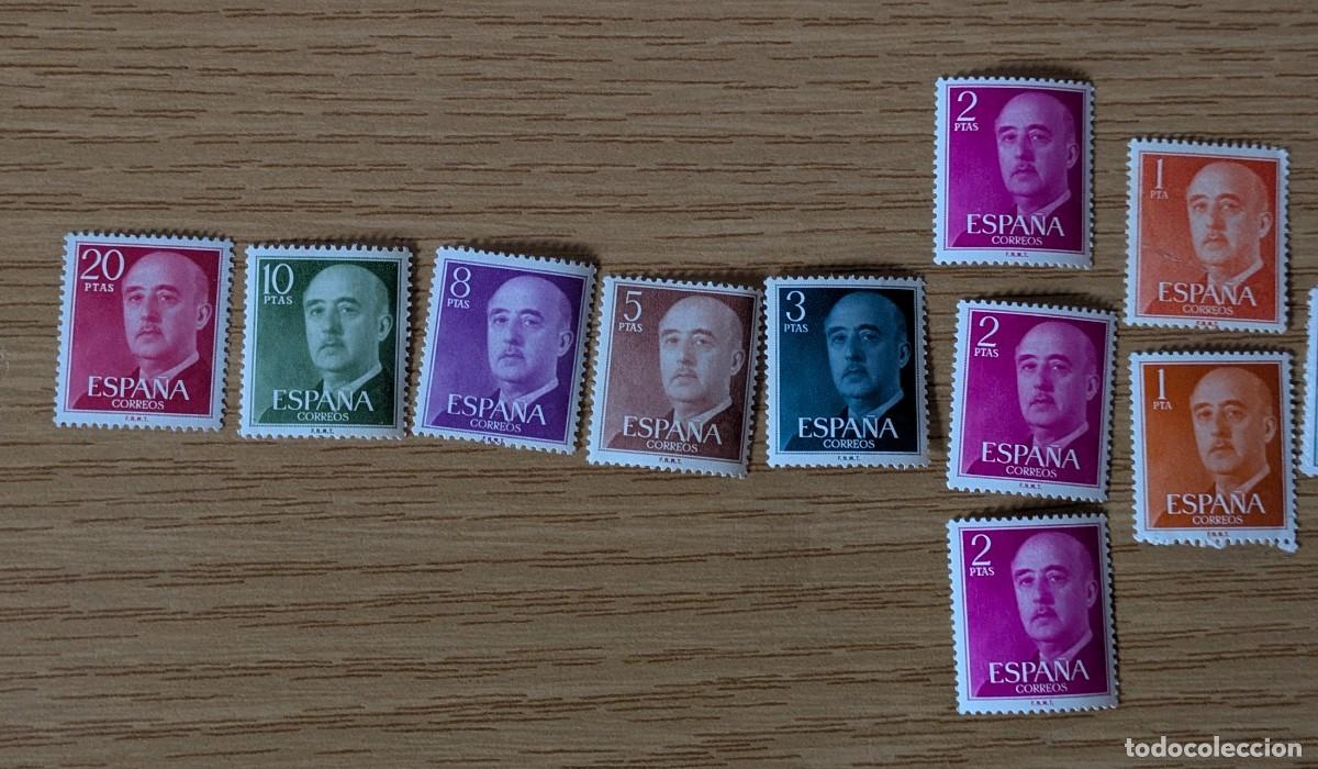 Sellos: Lote 14 sellos variados de Franco - Foto 2