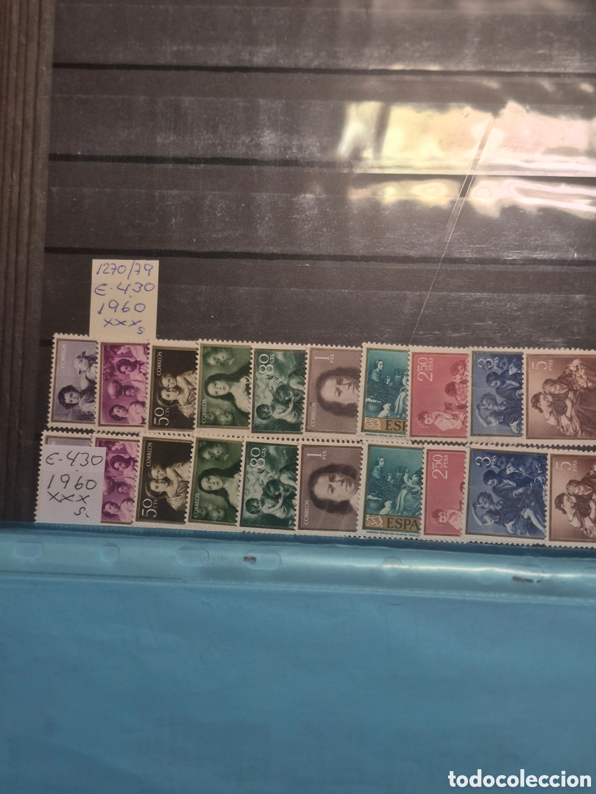 Sellos: 2 series completas Murillo 1960 edifil 1270/1279 - Foto 1