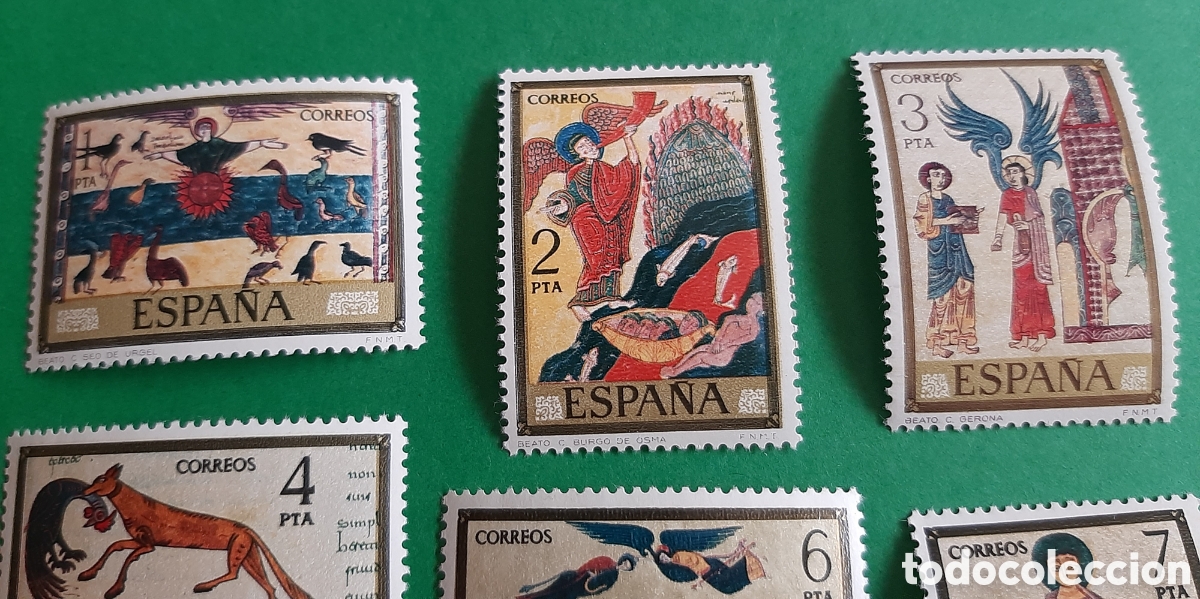 Sellos: (ESPA&Ntilde;A)(1975)(SERIE COMPLETA) LOTE DE SELLOS C&Oacute;DICES EN NUEVO - Foto 2