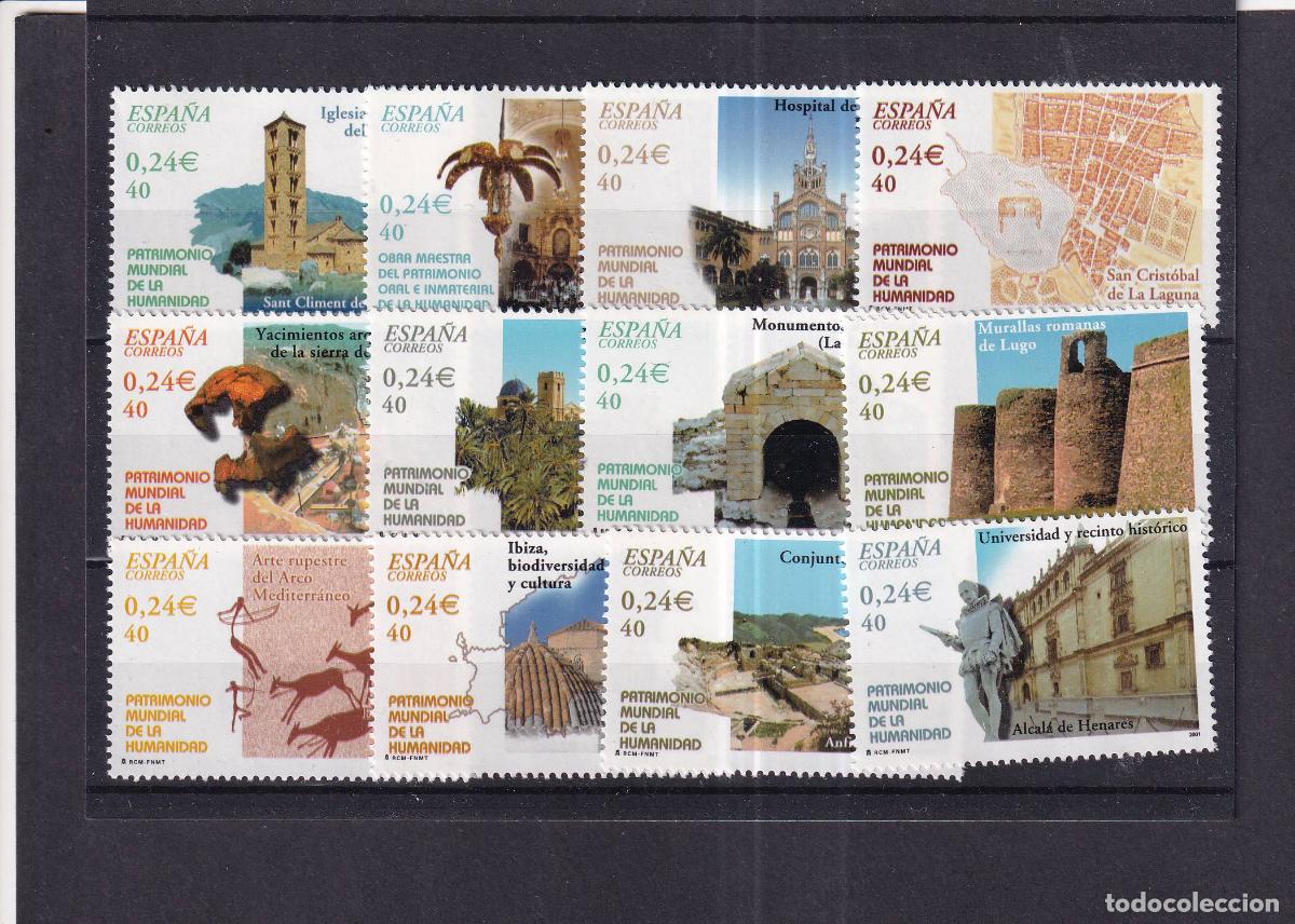Francobolli: Sellos del minipliego 77 del a&ntilde;o 2001 en nuevo sin fijasello
