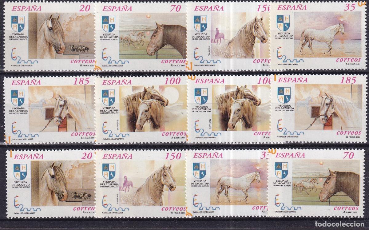 Stamps: Sellos del minipliego 69 del a&ntilde;o 2000 en nuevo sin fijasello