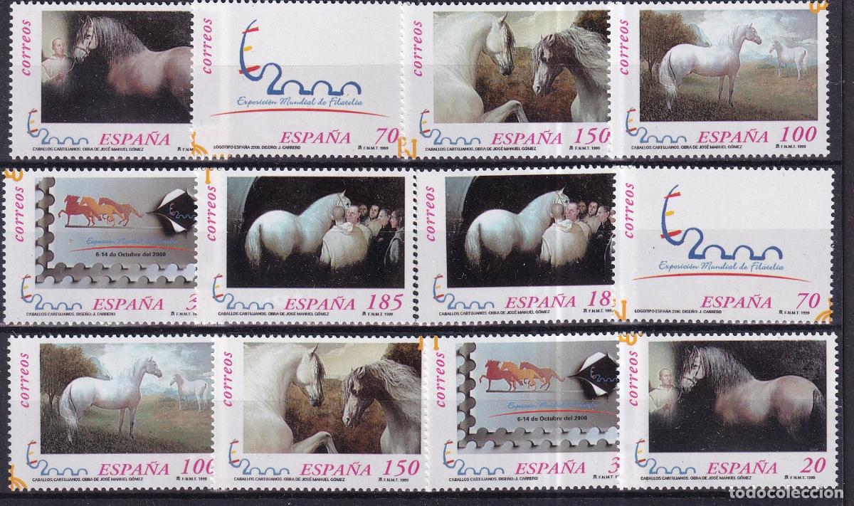 Stamps: Sellos del minipliego 67 del a&ntilde;o 1999 en nuevo sin fijasello