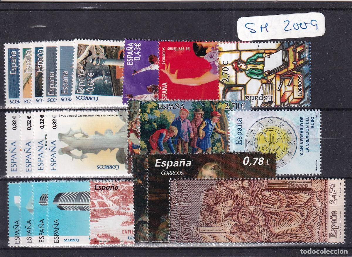 Stamps: Sellos de las Hojitas boque del a&ntilde;o 2009 completo facial 23,10&euro;