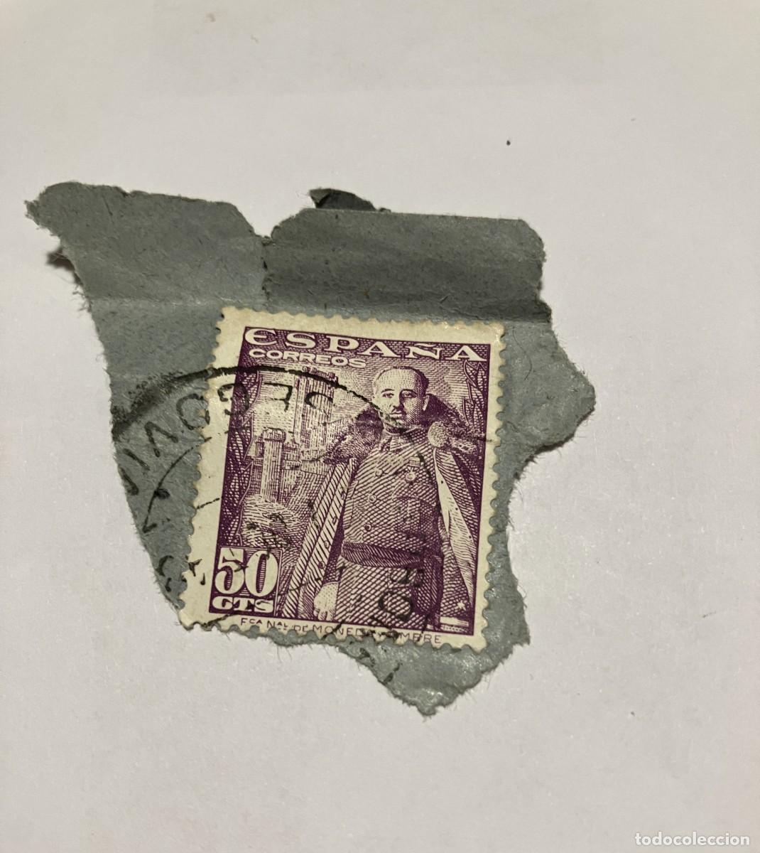 Sellos: sello de Franco de 50 c&eacute;ntimos - Foto 1