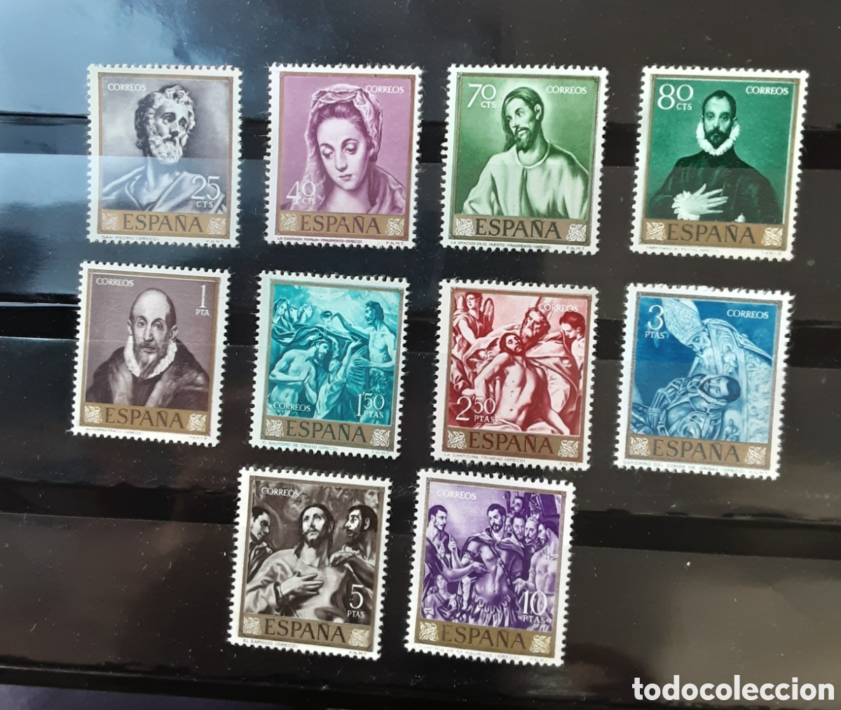 Sellos: A&ntilde;o 1961. Domenico Theotocopoulos &rdquo; El Greco &rdquo; - Foto 1