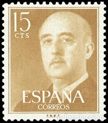 Sellos: ESPA&Ntilde;A SEGUNDO CENTENARIO SUELTO 1144 ** 15C OCRE FRANCO - Foto 1
