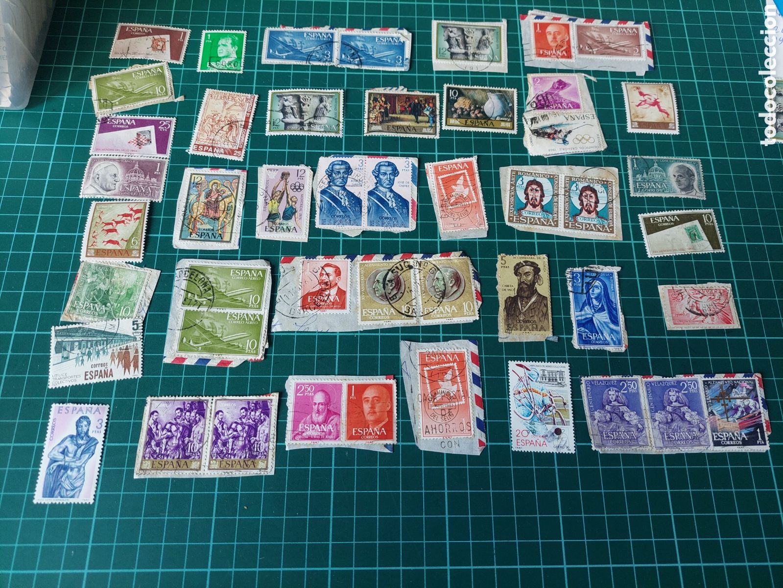Sellos: LOTE SELLOS USADOS II CENTENARIO ESPA&Ntilde;A - Foto 1