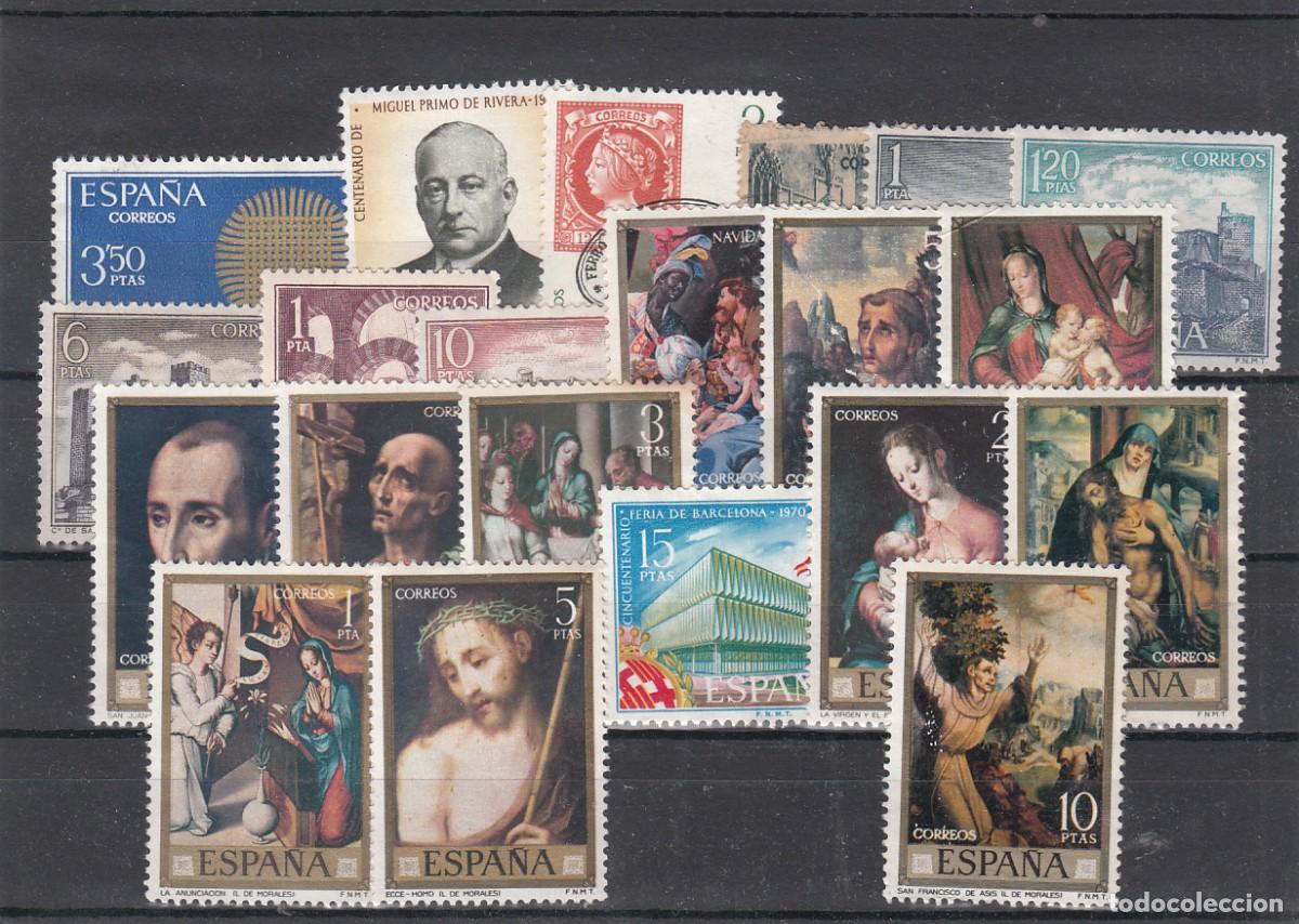 Sellos: LOTE DE 21 SELLOS DE ESPA&Ntilde;A - Foto 1
