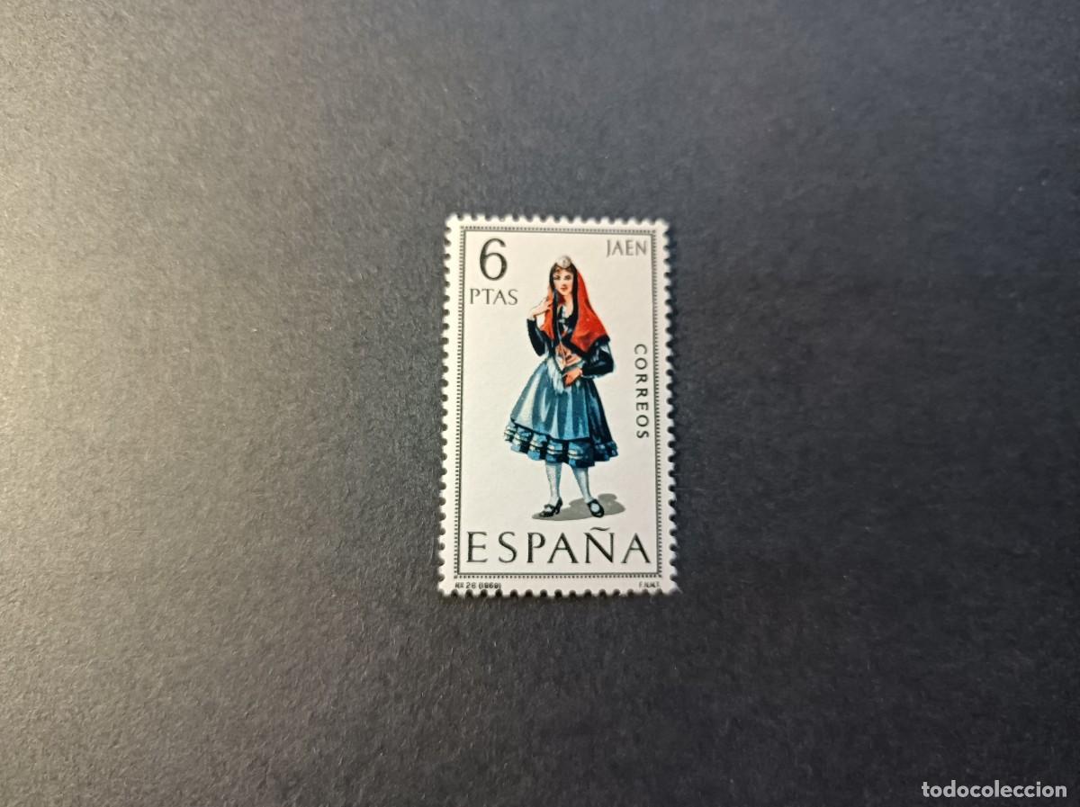 Selos: Sello nuevo. Trajes Típicos Españoles. Jaen. 7 de Febrero de 1969. Edifil 1899.