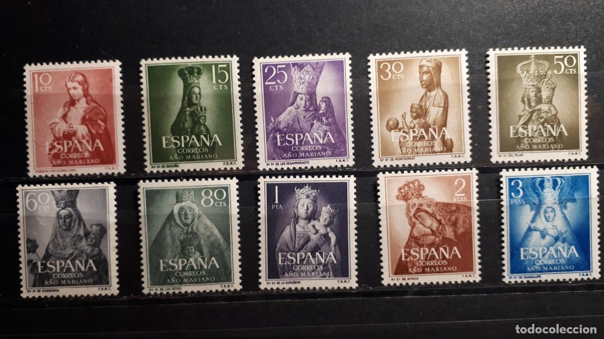 Sellos: ESPA&Ntilde;A. A&Ntilde;O 1955. *. EDIFIL 1133/41 - Foto 1