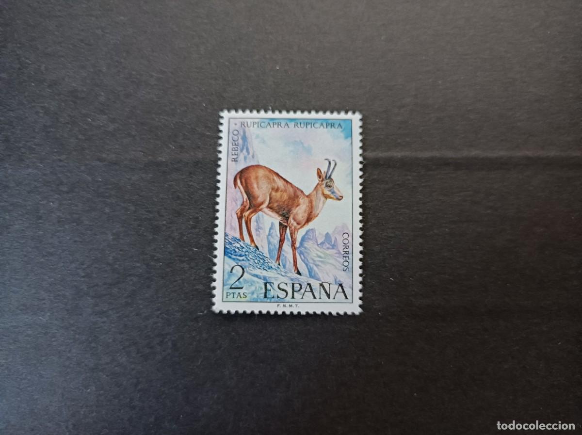 Stamps: Nuevo. Fauna Hisp&aacute;nica. Rebeco. 14 Septiembre 1972. Edifil 2103.