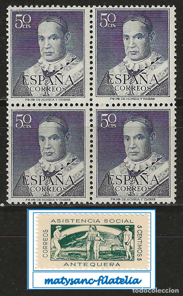 Sellos: ESPA&Ntilde;A 1951. EDIFIL 1102. SERIE COMPLETA B 4 &rdquo;SAN ANTONIO MAR&Iacute;A CLARET&rdquo;. MNH***