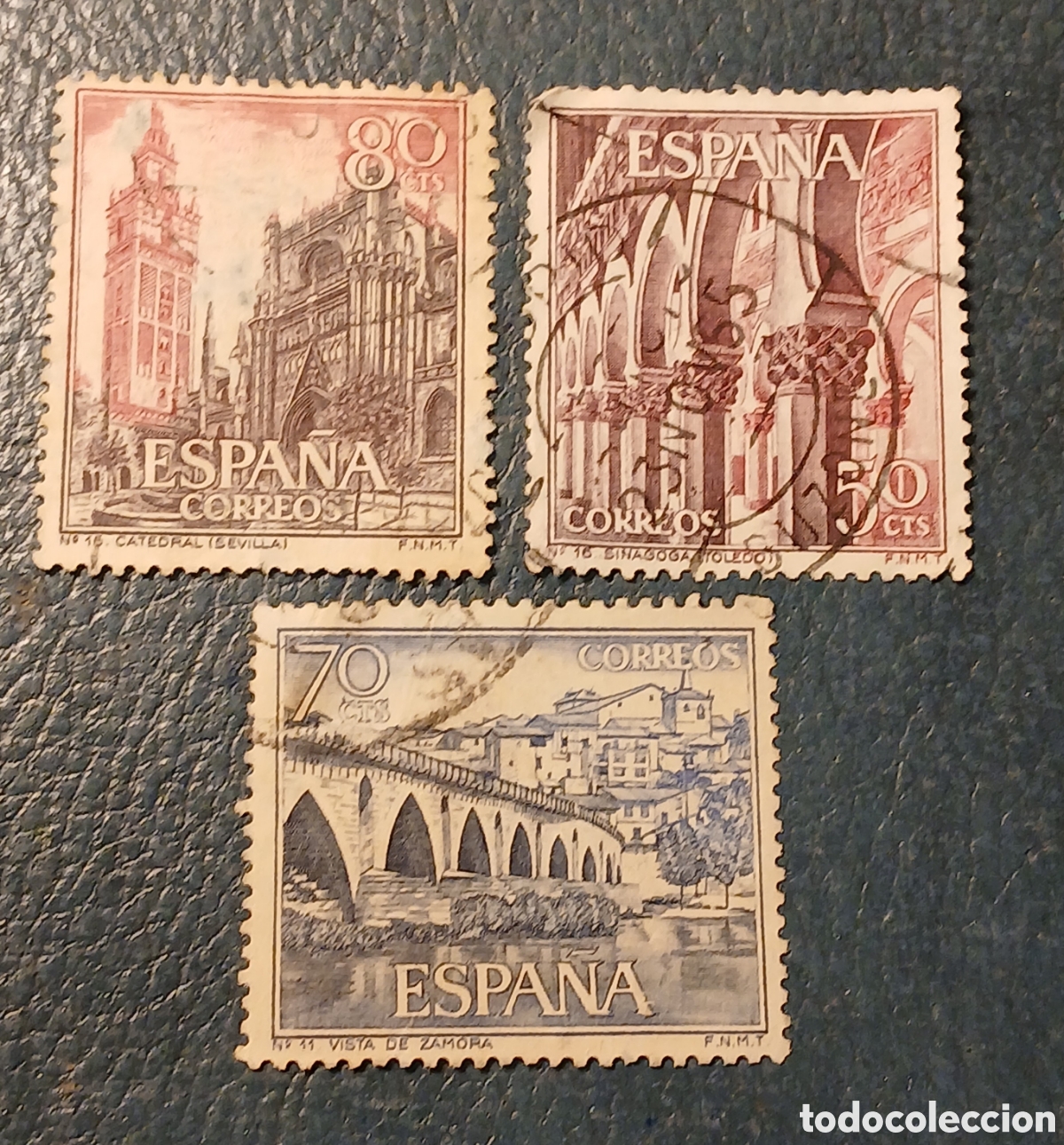 Sellos: 3 sellos Espa&ntilde;a 1965 Serie tur&iacute;stica - Foto 1