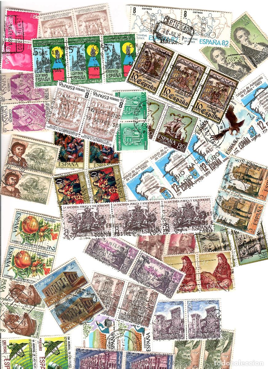 Sellos: CURIOSA COLECCION DE USADOS EN PAREJAS Y BLOQUES - Foto 1