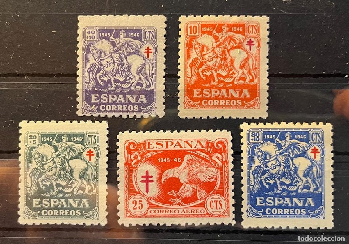 Sellos: 1945 pro tuberculosis,centrados,goma,MNH* - Foto 1