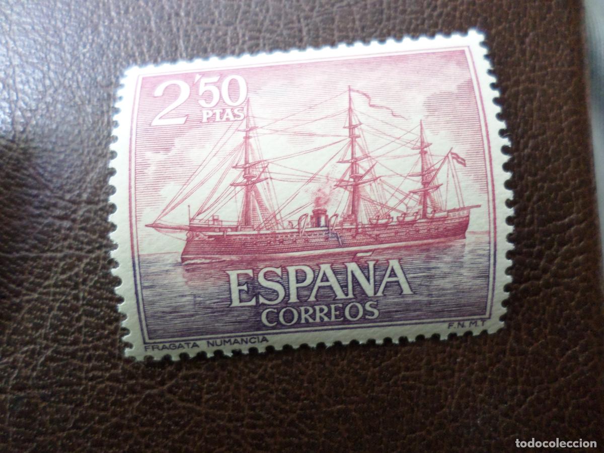 Sellos: -1964, homenaje a la marina espa&ntilde;ola, edifil 1608