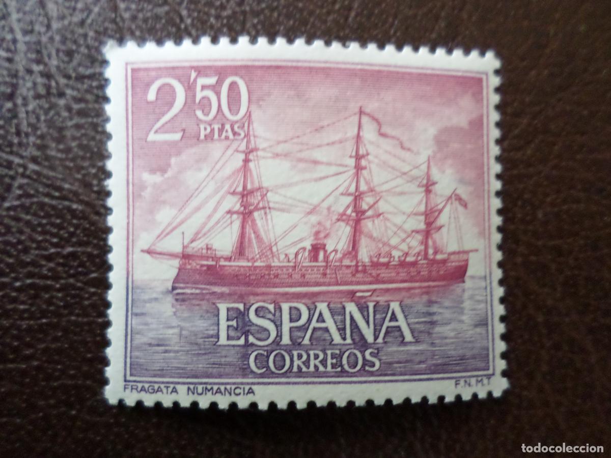 Sellos: -1964, homenaje a la marina espa&ntilde;ola, edifil 1608