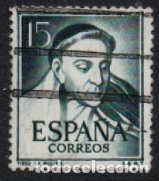 Sellos: EDIFIL N&ordm; 1073, TIRSO DE MOLINA, USADO