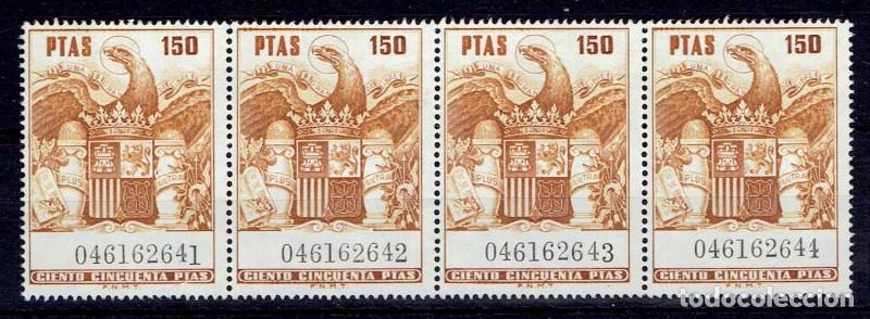 Sellos: FA6539. 1973/1982, Fiscales para Polizas