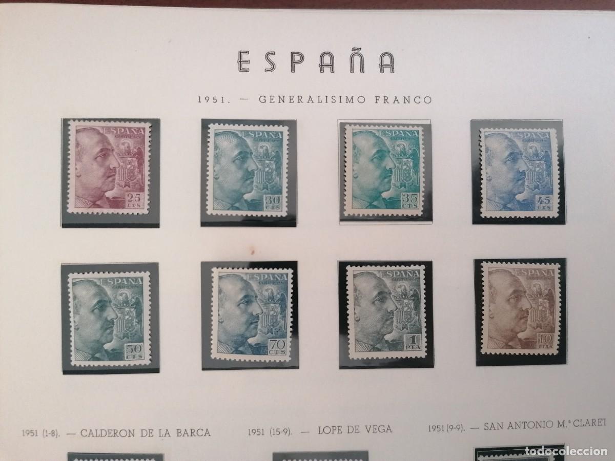 Sellos: Sellos Espa&ntilde;a Franco Alguna leve se&ntilde;al de fijasellos. El de 10 pesetas perfecto MNH**.