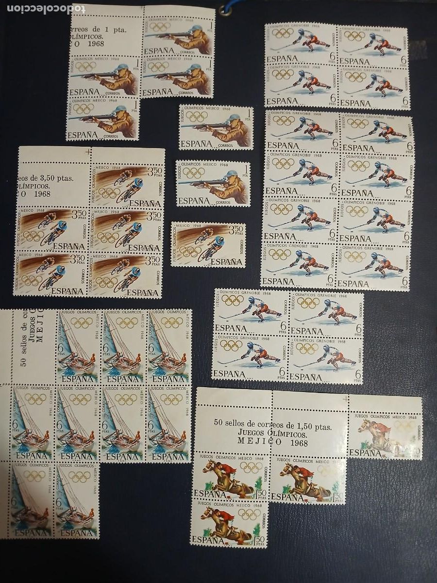 Sellos: A&Ntilde;O 1968 JUEGOS OLIMPICOS EN MEXICO VALOR CATALOGO 8,20 EUROS