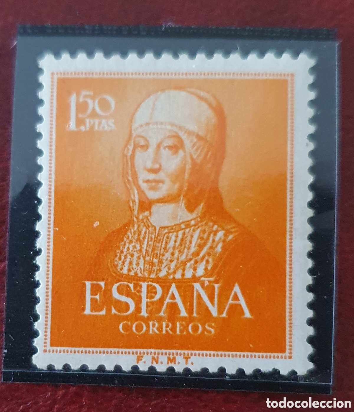 Sellos: Edifil 1095 y 1092, 1093 y 1094. Centenario Isabel la Cat&oacute;lica. 1951