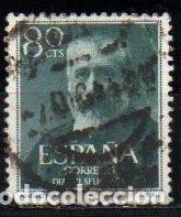 Sellos: SELLO DE ESPA&Ntilde;A A&Ntilde;O 1954 MENENDEZ PELAYO USADO EDIFIL N&ordm; 1142