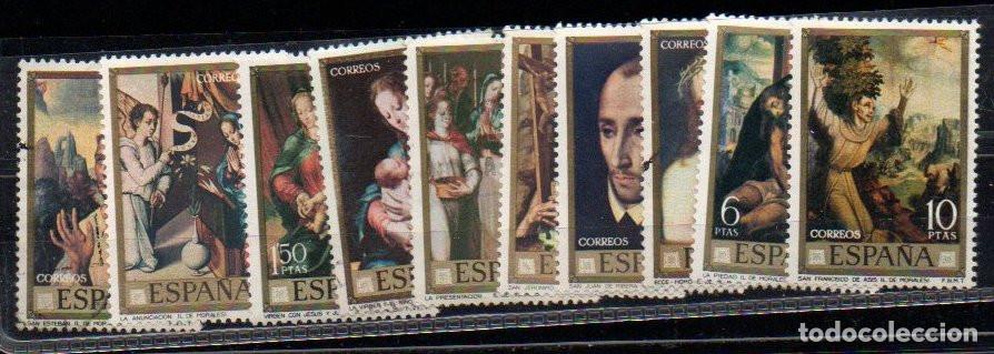 Sellos: SERIE SELLOS ESPA&Ntilde;A A&Ntilde;O 1970 PINTOR MORALES USADOS 1963-73