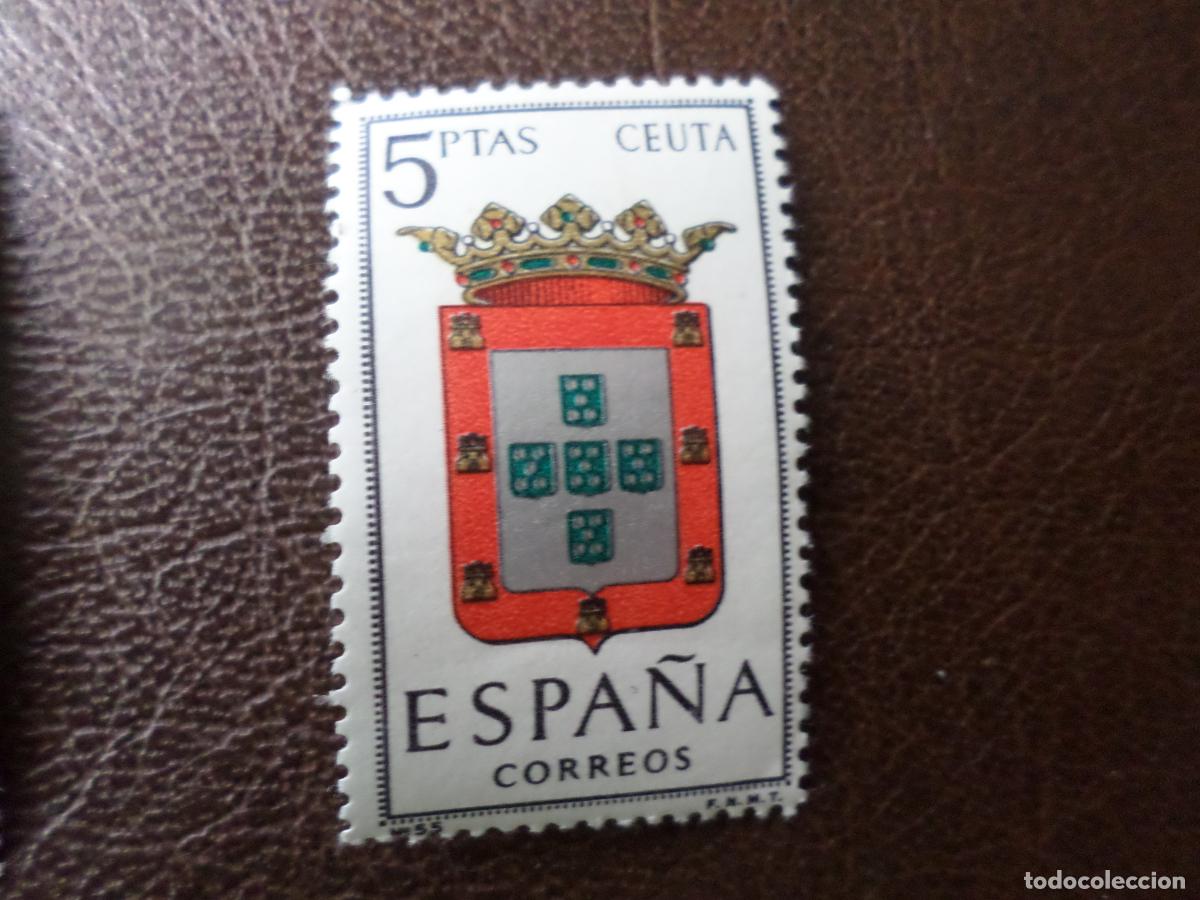 Sellos: -1966, escudo de ceuta, edifil 1702
