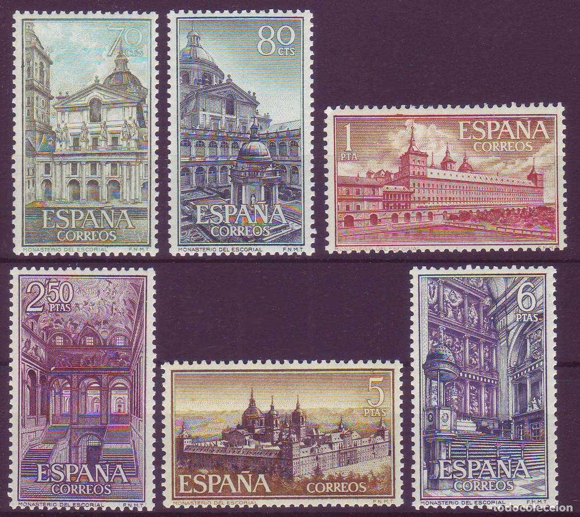 Sellos: 6v Espa&ntilde;a, 1961 | Monasterio &rdquo;El Escorial&rdquo; | Edifil: 1382/7 - Yv: 1055/60 - Mi: 1277/82 MNH **