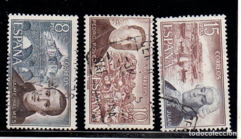 Sellos: SERIE SELLOS ESPA&Ntilde;A A&Ntilde;O 1974 PERSONAJES USADOS EDIFIL N&ordm; 2180-82