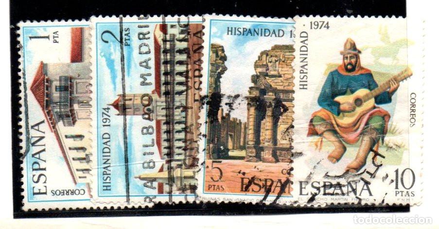 Sellos: SERIE SELLOS ESPA&Ntilde;A A&Ntilde;O 1974 HISPANIDAD ARGENTINA USADOS EDIFIL N&ordm; 2213-16
