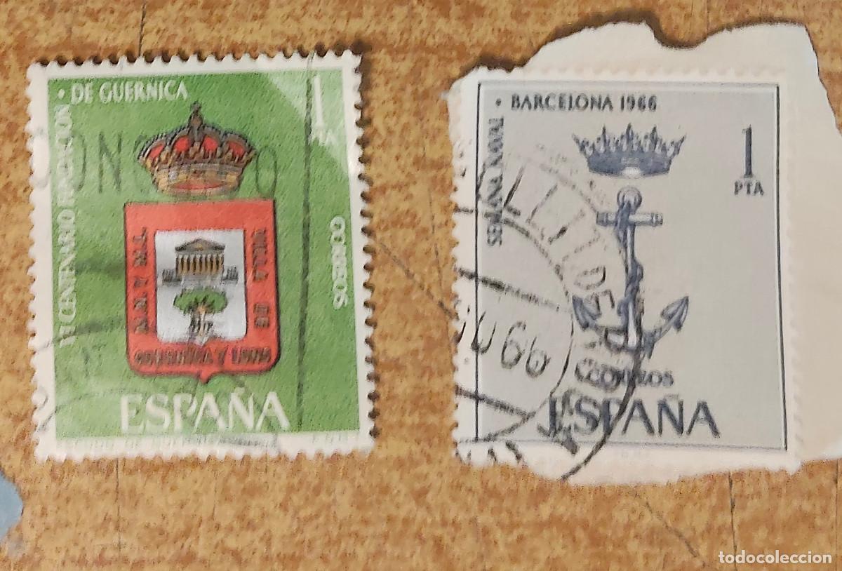 Stamps: Espa&ntilde;a 1966 Edifil 1721 Sello &ordm; VI Centenario de la Fundacion de Guernica Escudo Michel 1611 Yv 1378
