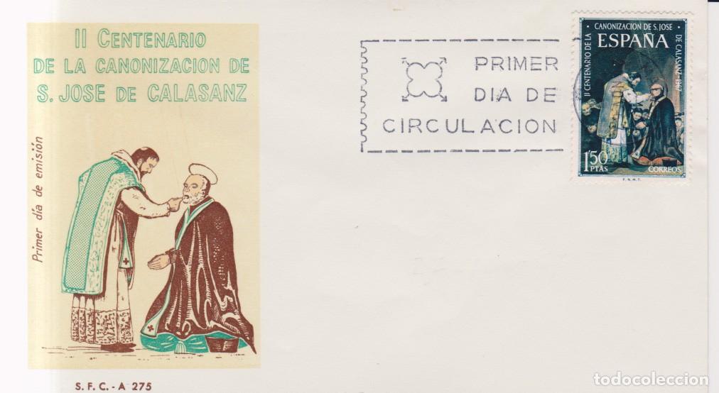 Sellos: 1967 edifil 1837 SPD FDC II Centenario de la Canonizacion de S. Jose de Calasanz (E11058)