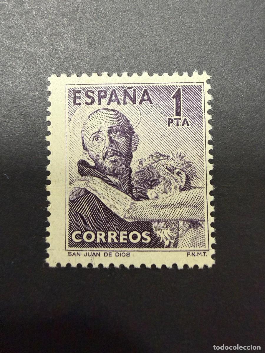 Sellos: ESPA&Ntilde;A, 1950. EDIFIL 1070. SAN JUAN DE DIOS. NUEVOS. SIN FIJASELLOS