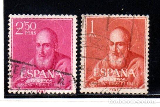 Sellos: SERIE SELLOS ESPA&Ntilde;A A&Ntilde;O 1960 JUAN DE RIBERA USADO EDIFIL N&ordm; 1292-93