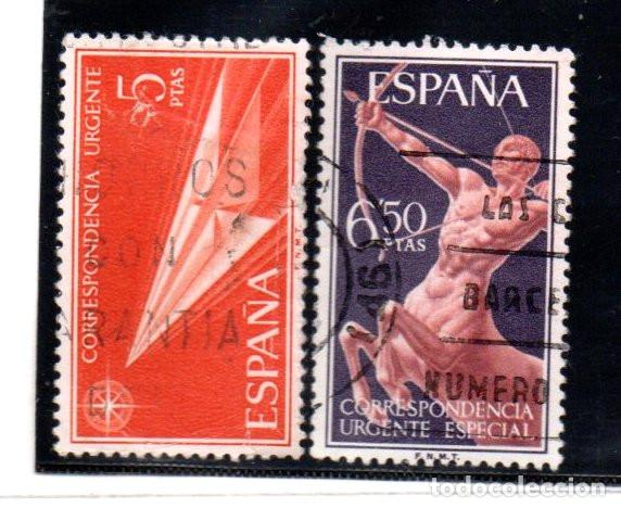 Sellos: SERIE SELLOS ESPA&Ntilde;A A&Ntilde;O 1966 URGENTE USADOSEDIFIL N&ordm; 1765-66